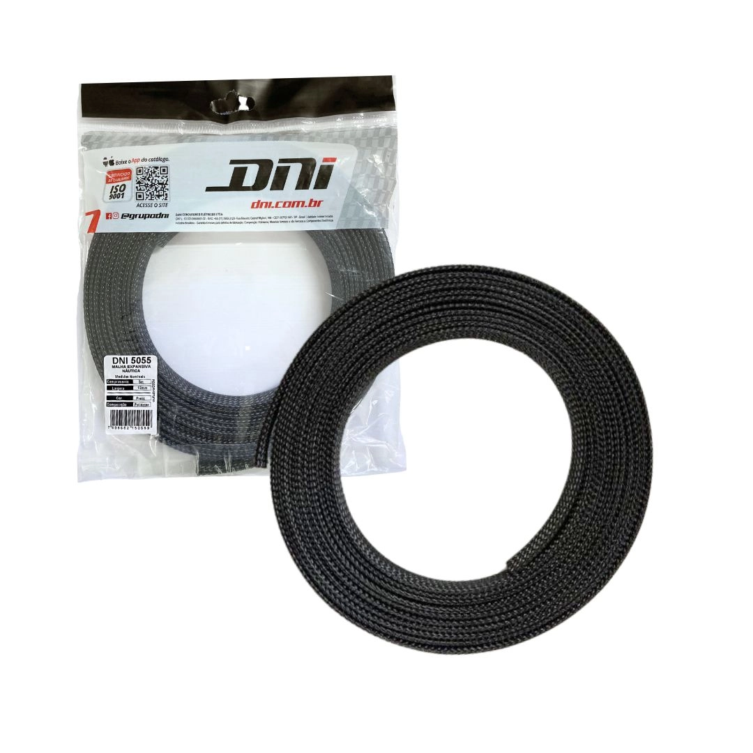 Malha Nautica Expansiva 12mm 5 metros Anti Chama DNI 5055