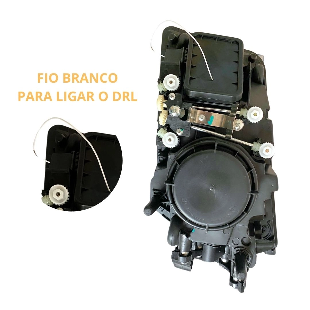 Farol Principal Dianteiro e DRL Full LED Para Volvo FM FH 2009 a 2014 Lado Esquerdo 21035638 Farol Principal Dianteiro e DRL Full LED Para Volvo FM FH 2009 a 2014 Lado Esquerdo 21035638