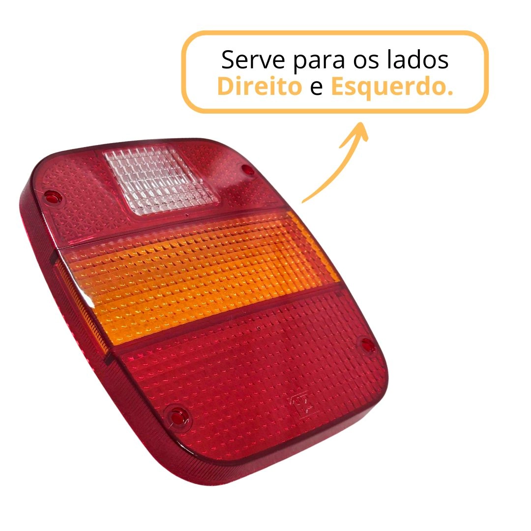 Lente Lanterna Traseira Para Caminhão Ford Volkswagen Troller Marmita Poliestireno Alta Durabilidade Lente Lanterna Traseira Para Caminhão Ford Volkswagen Troller Marmita Poliestireno Alta Durabilidade