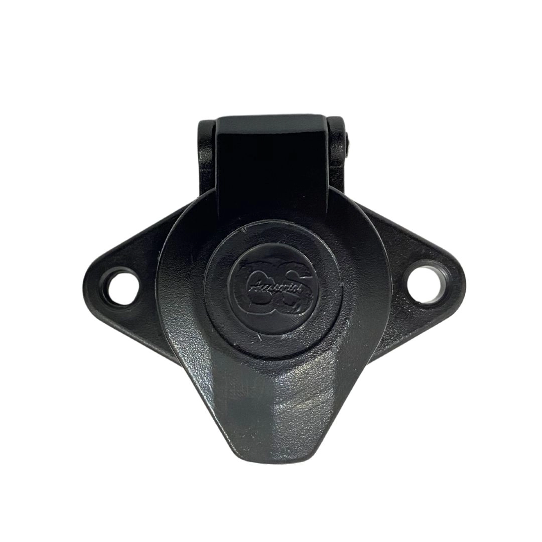 Kit Tomada Eletrica Carretinha Caminhão Conector Macho Femea 7 Polos Nylon