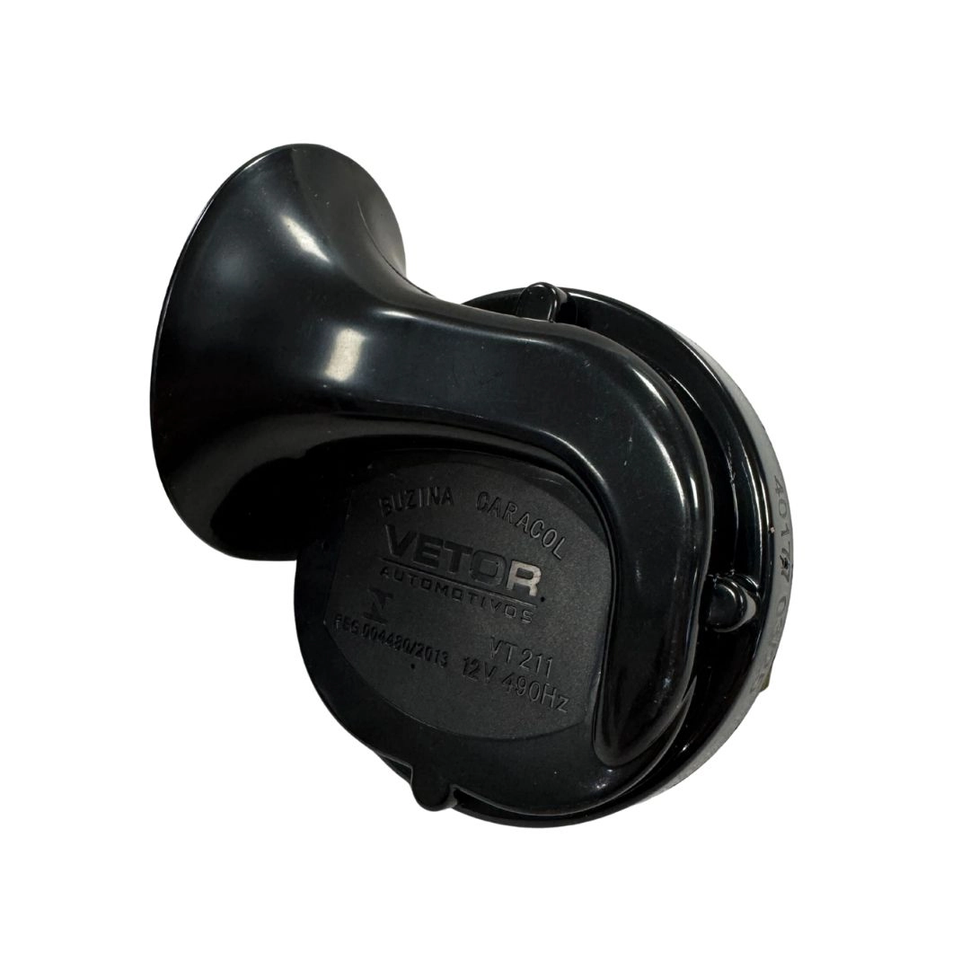 Buzina Tipo Caracol Universal Som Potente 1 Terminal 12 Volts Vetor VT211
