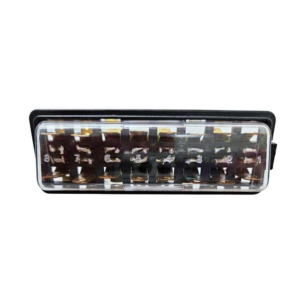 Caixa Para Fusíveis 8 Polos VW Sedan Fusca Kombi 75 ETE7259 Caixa Para Fusíveis 8 Polos VW Sedan Fusca Kombi 75 ETE7259