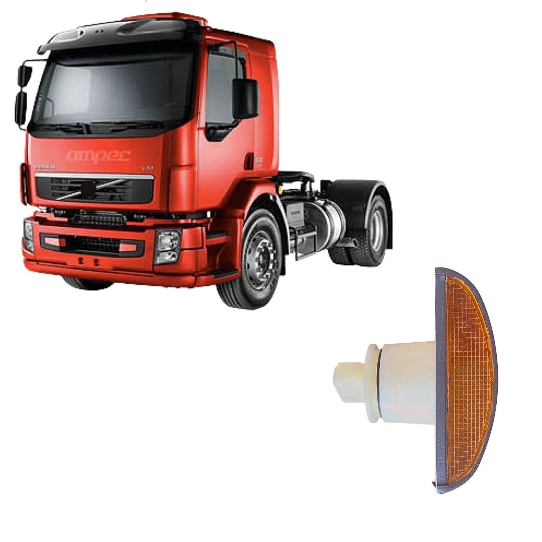 Lanterna Lateral Paralama Para Volvo VM c Soquete