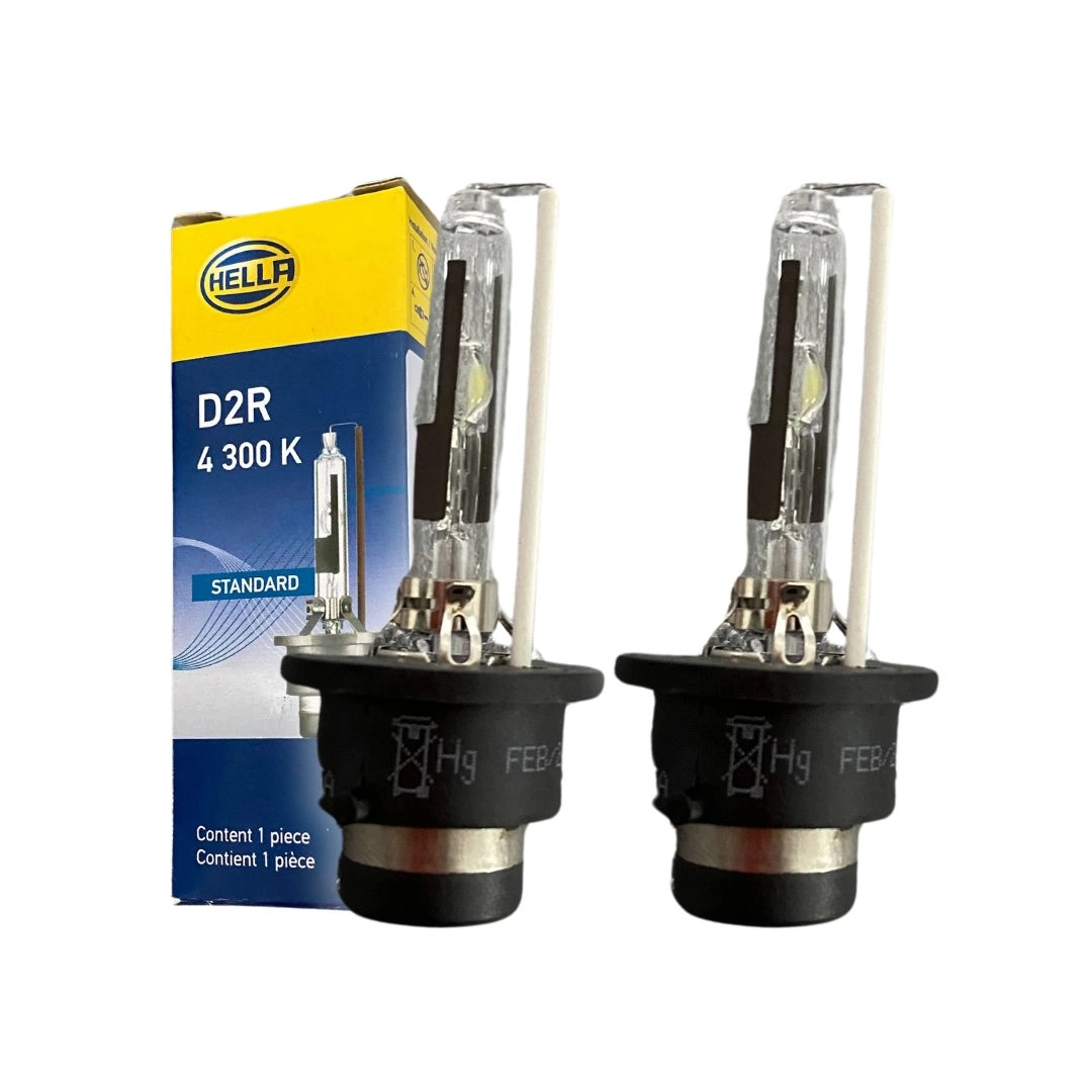 Par Lâmpada Xenon D2R 4300K 12/24V Bivolt 35W Original Hella
