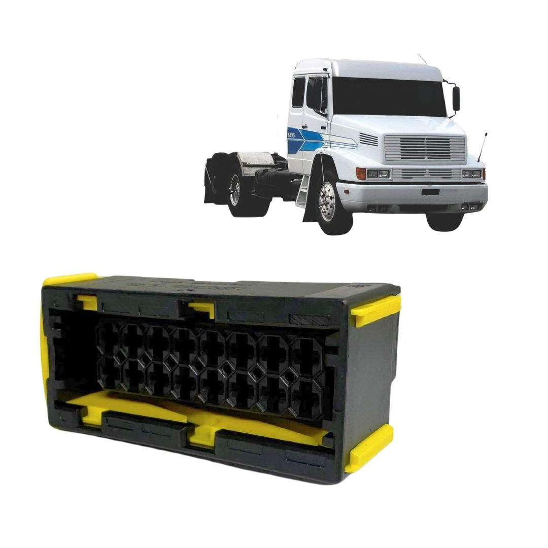 Kit Reparo Conector Chicote Módulo PLD 16 Vias Fêmea Caminhão Mercedes Benz MB 1935 1938 1944 Axor Actros Atego Atron Kit Reparo Conector Chicote Módulo PLD 16 Vias Fêmea Caminhão Mercedes Benz MB 1935 1938 1944 Axor Actros Atego Atron