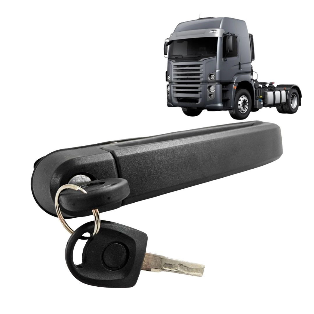Maçaneta Externa Pata Volkswagen Constellation 2006 a 2012 Lado Esquerdo Com Chave EDN 2R2837205A