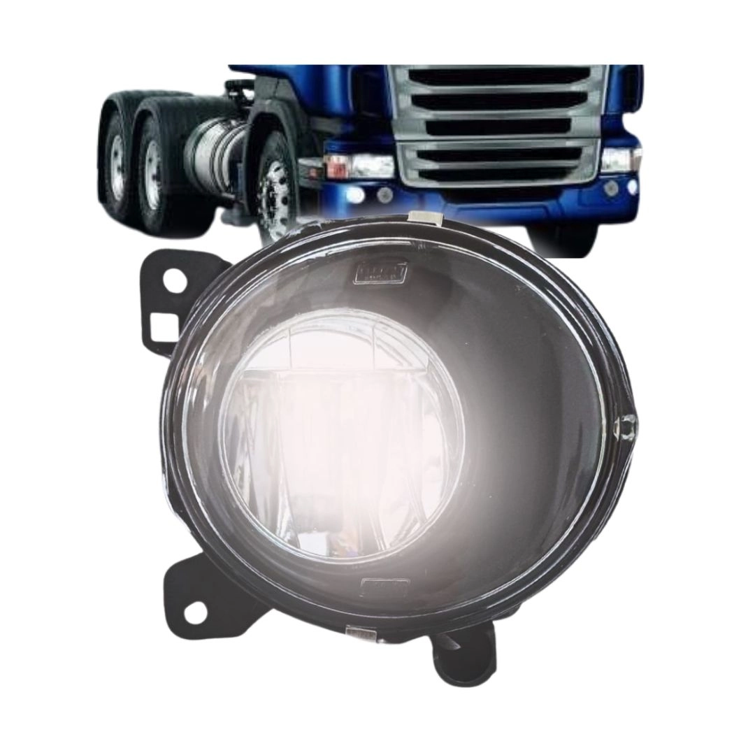 Farol Auxiliar Neblina Para Scania Série S4 5 Black LD