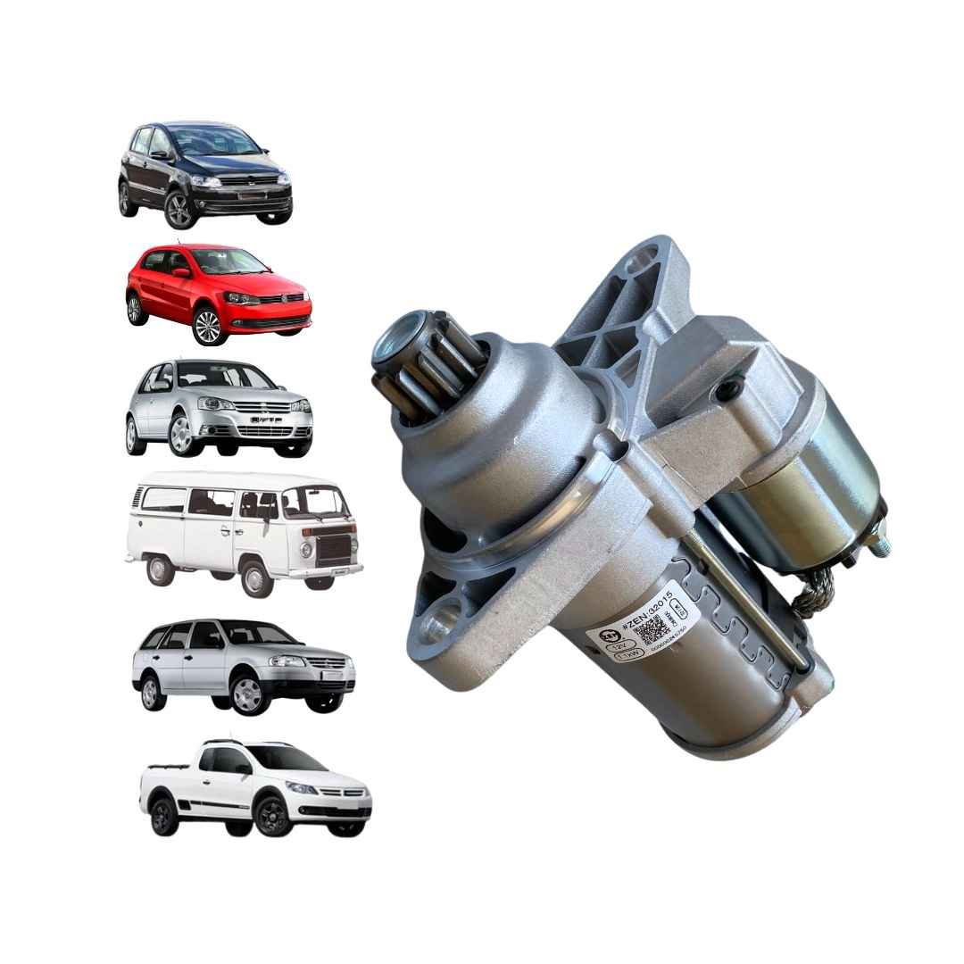 Motor de Partida Para Fox Gol Golf Kombi Parati Saveiro Polo SpaceCross SpaceFox Voyage Zen