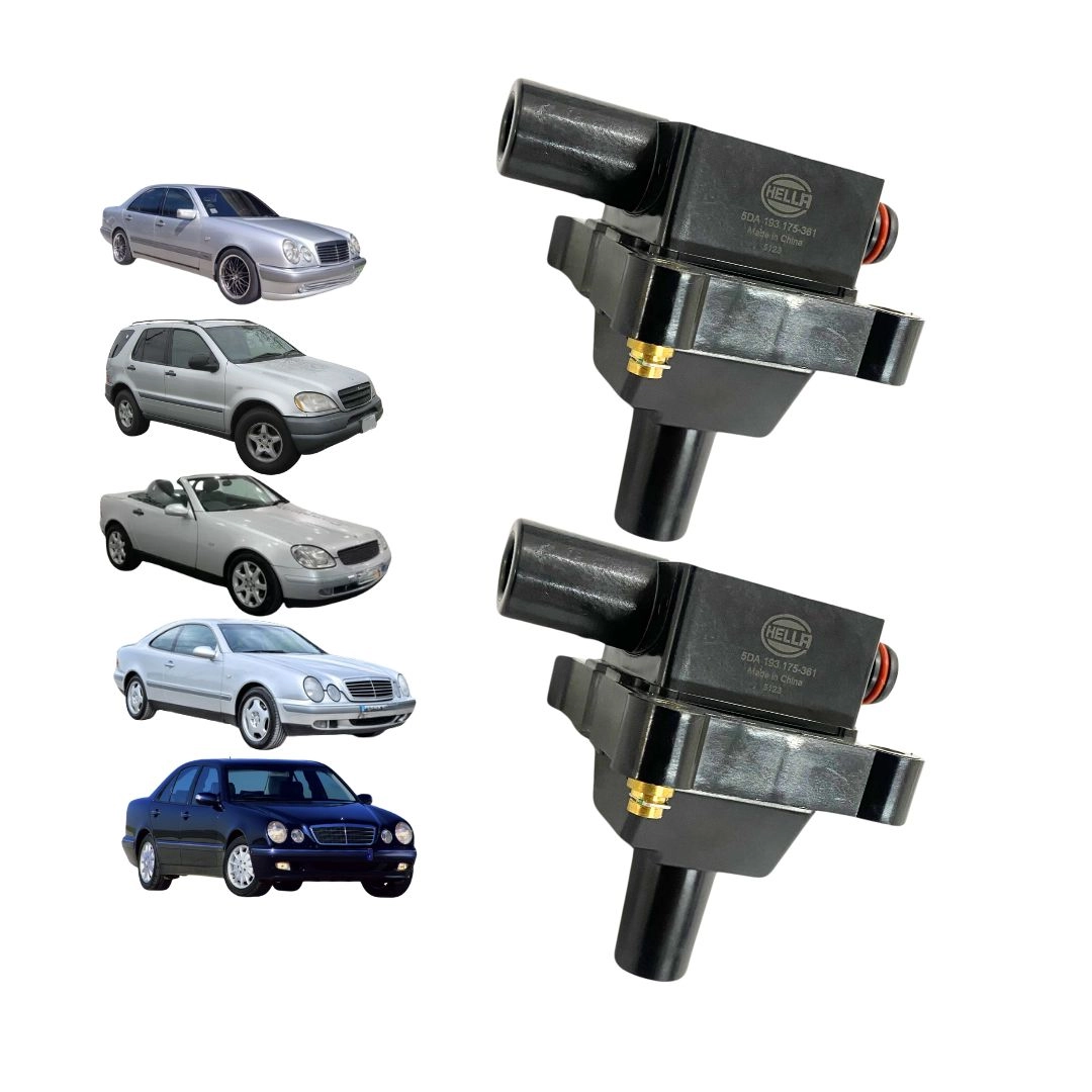 Kit 2 Bobina Ignição Para Mercedes E230 ML230 SLK230 CLK230 Kit 2 Bobina Ignição Para Mercedes E230 ML230 SLK230 CLK230