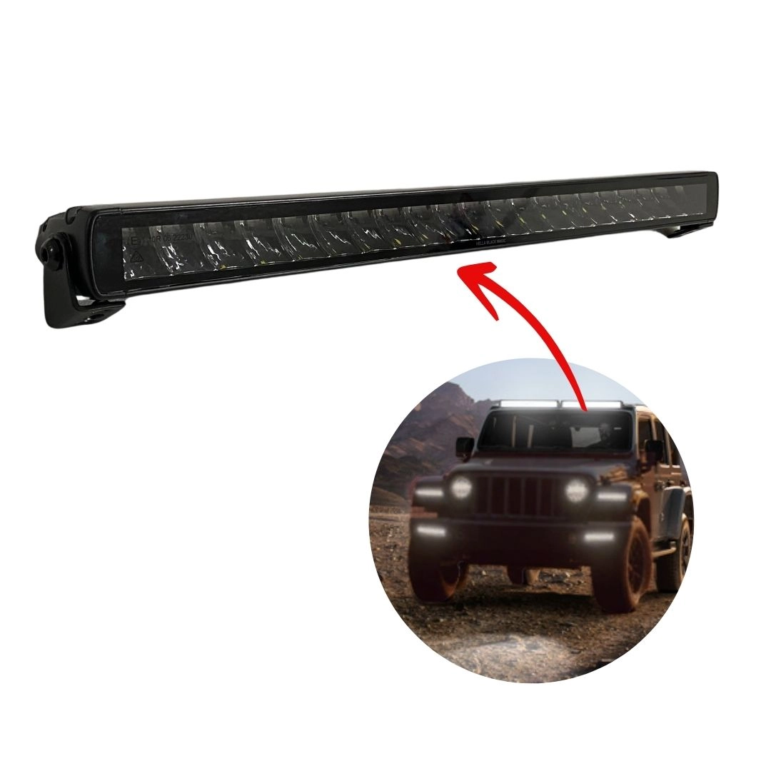 Barra de Led Slim Automotiva 20 Pol 50cm Hella Black Magic