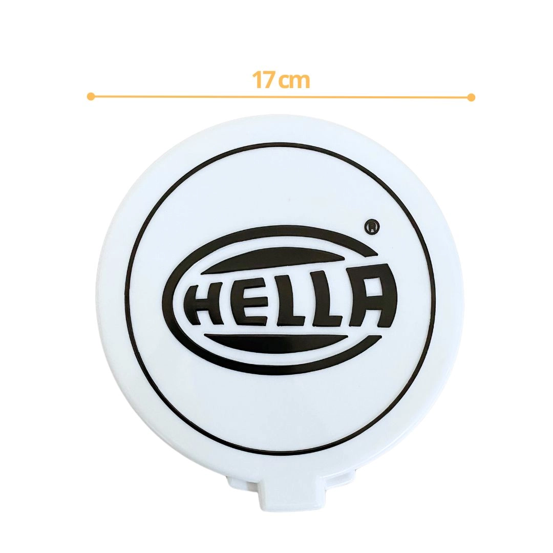 Capa Proteção Protetora Para Farol Auxiliar Milha Neblina Branco e Preto Hella Linha 500