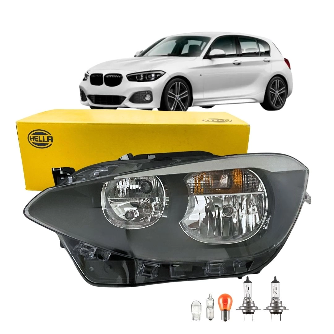 Farol Para BMW 120i 125i M135i 2011 a 2019 Esquerdo Hella