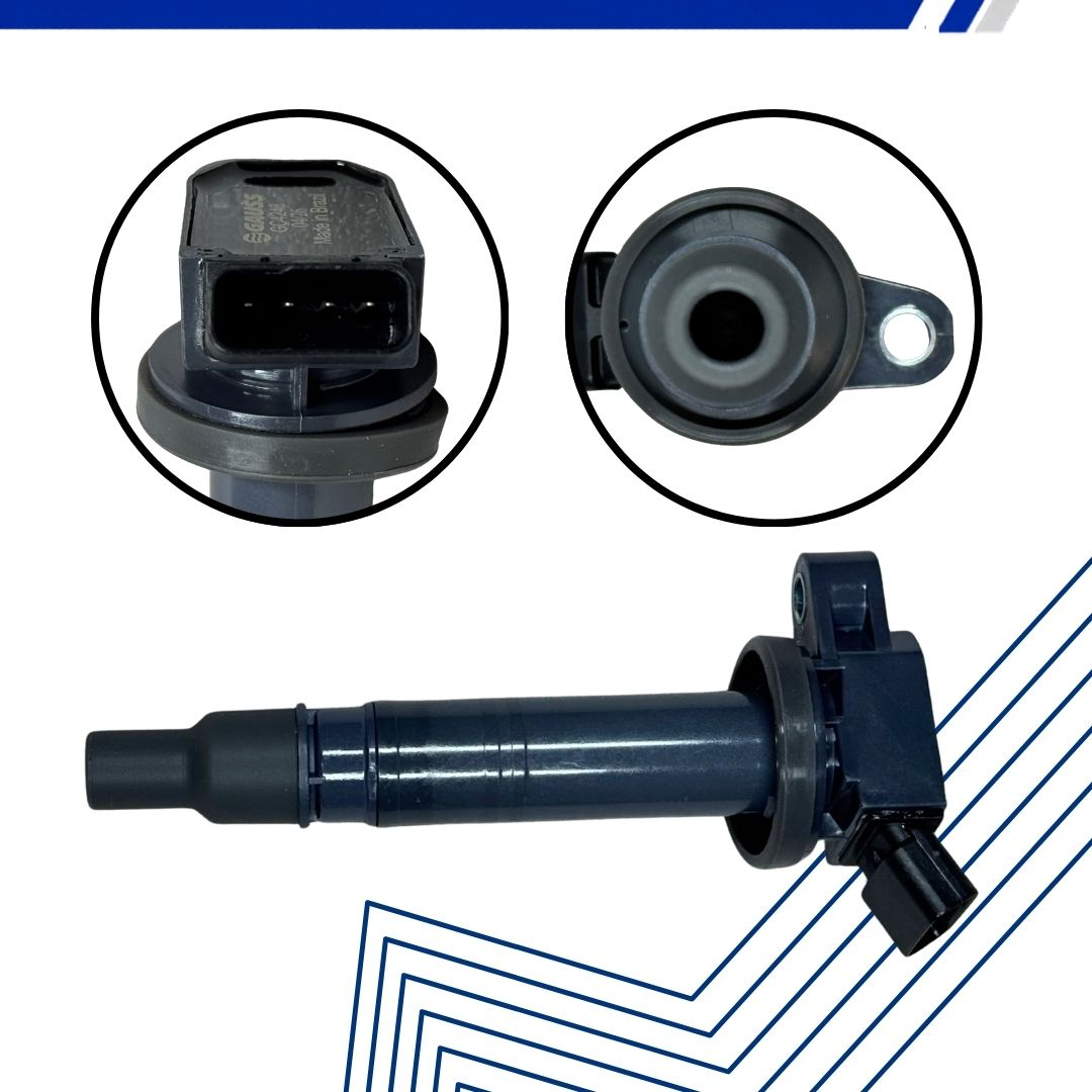 Bobina de Ignição Tipo Caneta 4 Pinos Toyota Hilux 2.7 16V Flex Gasolina 2008 a 2023 RAV4 2.0 2.4 Gauss Bobina de Ignição Tipo Caneta 4 Pinos Toyota Hilux 2.7 16V Flex Gasolina 2008 a 2023 RAV4 2.0 2.4 Gauss