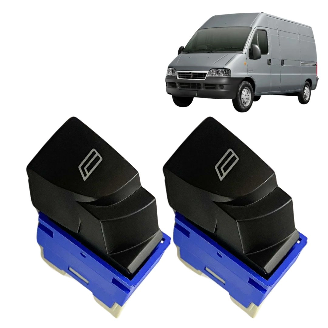 Par Botão Vidro Elétrico Para Ducato Maxicargo 2005 a 2017