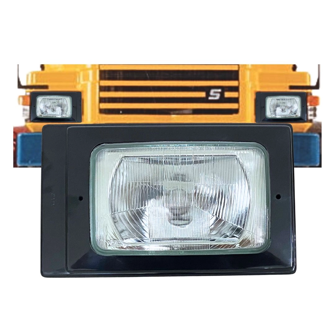 Farol Para Scania 112 113 142 143  Serie 2 3 Moldura