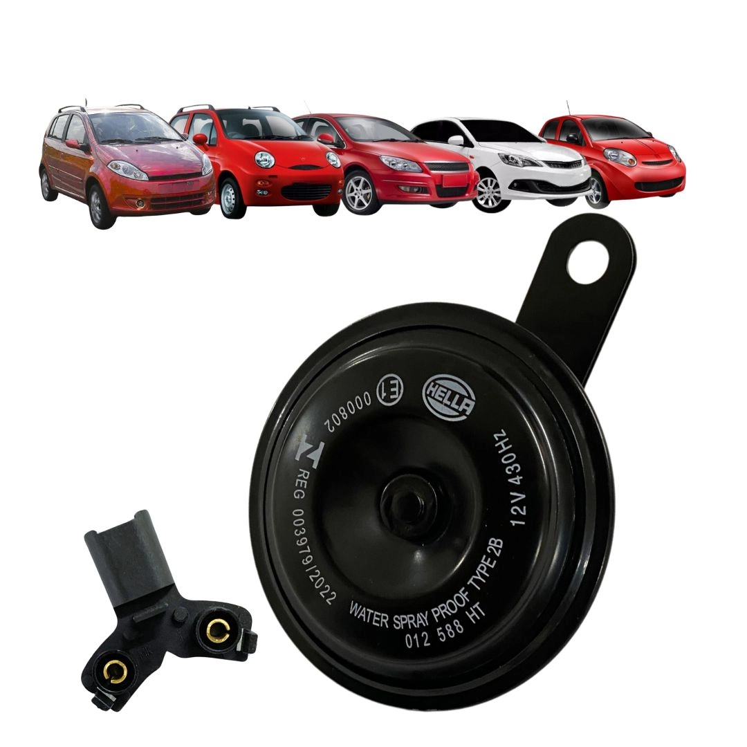 Buzina Bibi Disco Para Chery Face QQ Cielo Celer S-18 Hella Buzina Bibi Disco Para Chery Face QQ Cielo Celer S-18 Hella