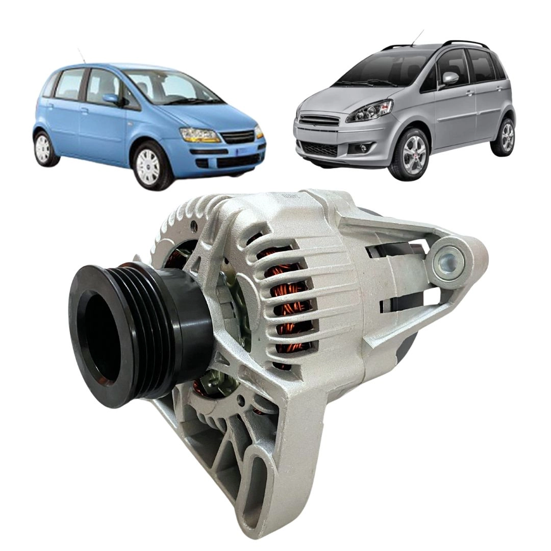 Alternador 90a 12V Para Fiat Idea 1.4 2005 a 2016 ZEN 44002 Alternador 90a 12V Para Fiat Idea 1.4 2005 a 2016 ZEN 44002