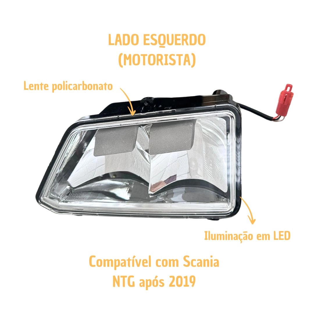 Lanterna Farol Teto ParaScania NTG 2019 Esquerdo Lanterna Farol Teto ParaScania NTG 2019 Esquerdo