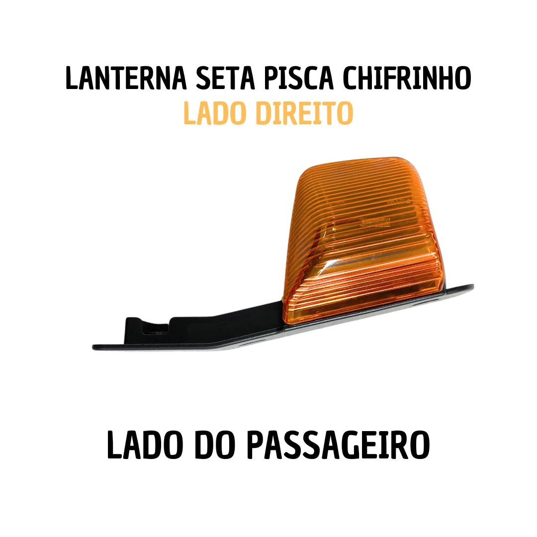 Par Lanterna Pisca Seta Para Iveco Stralis 06 Laranja