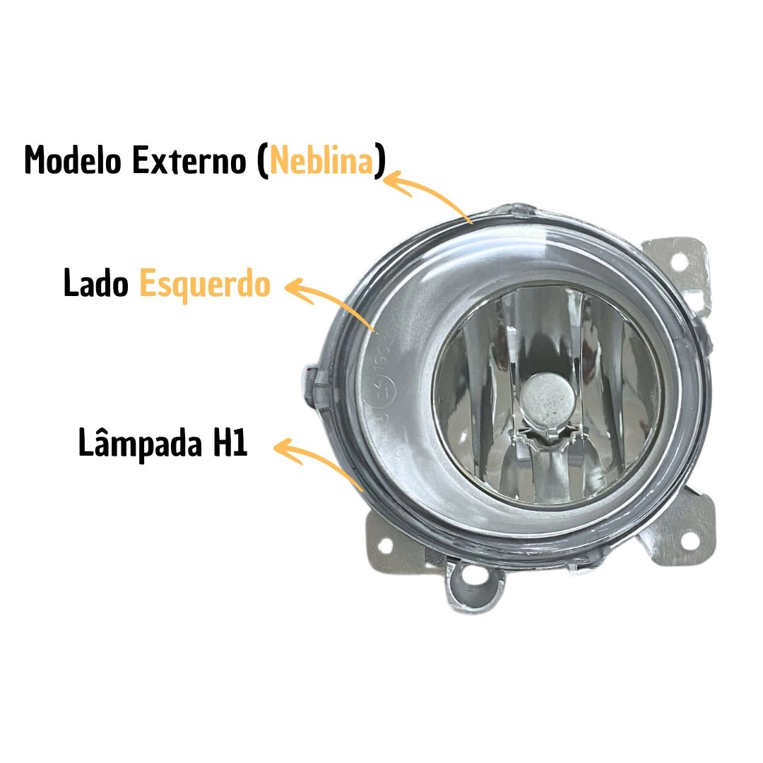 Farol Neblina Auxiliar Para Scania Série 4 e 5 PGR Lado Esquerdo Autolux 1446355 Farol Neblina Auxiliar Para Scania Série 4 e 5 PGR Lado Esquerdo Autolux 1446355