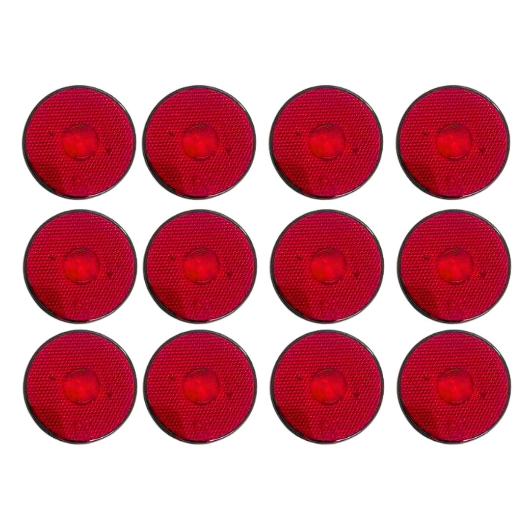 Kit 12 Lanternas Lateral Led Caminhão Carreta Sem Suporte Vermelha G Kit 12 Lanternas Lateral Led Caminhão Carreta Sem Suporte Vermelha G