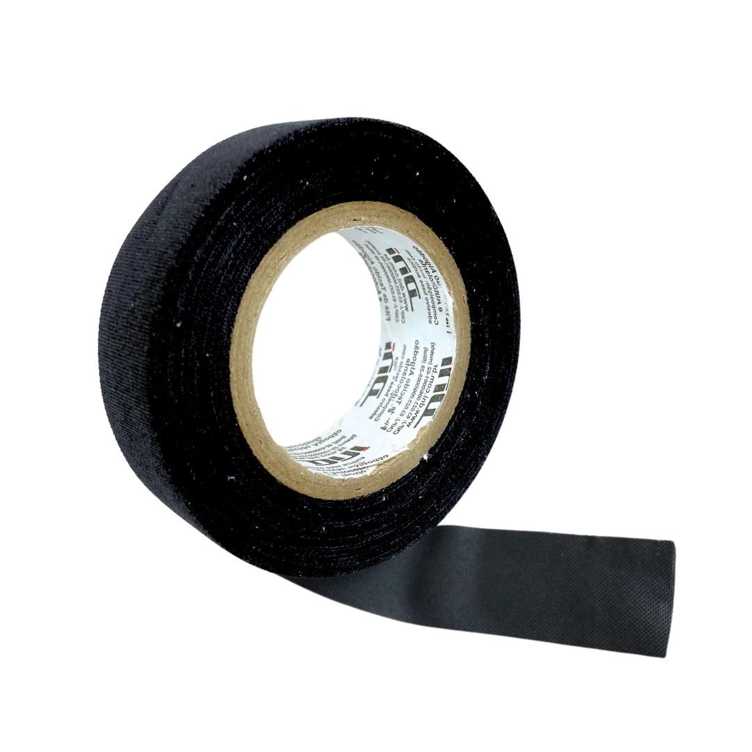 Kit 5 Fita Isolante Tecido 10m Chicote Elétrico Autocolante