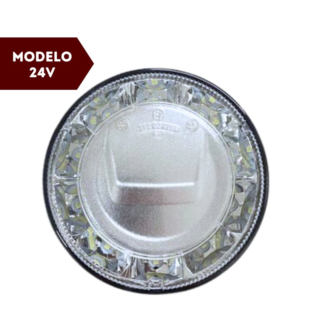 Farol Auxiliar Milha DRL LED 24v Para Mercedes Benz Accelo Após 2023 Sinal Sul A9798200356