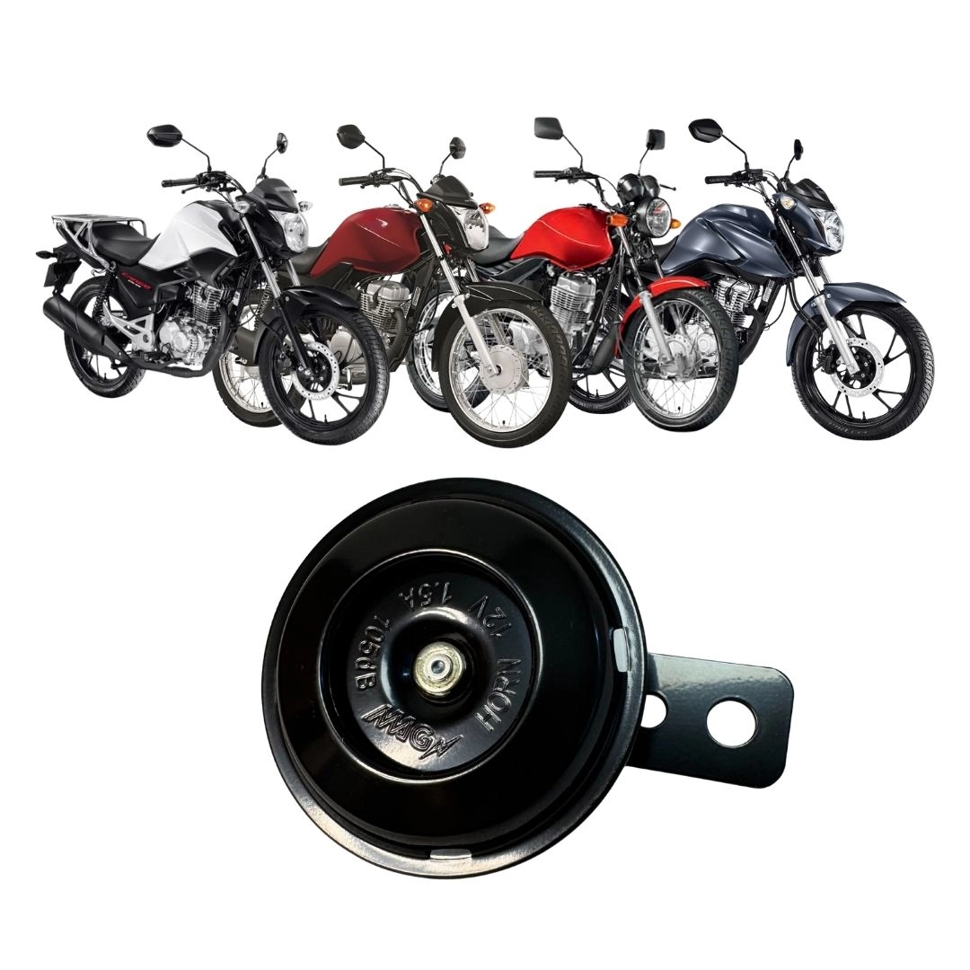 Buzina Moto Para Honda CG Titan Fan Start Cargo NRX Bros YBR XTZ Lander 125 150 160 2000 a 2023 Magnetron Buzina Moto Para Honda CG Titan Fan Start Cargo NRX Bros YBR XTZ Lander 125 150 160 2000 a 2023 Magnetron