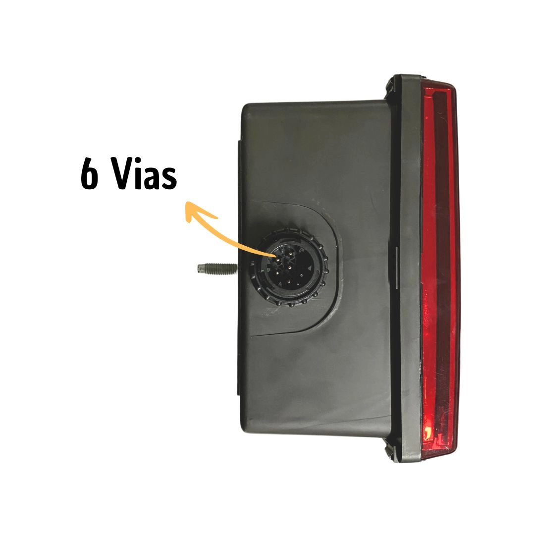 Lanterna Traseira LED 24V VW Novo Constellation Meteor LD Lanterna Traseira LED 24V VW Novo Constellation Meteor LD