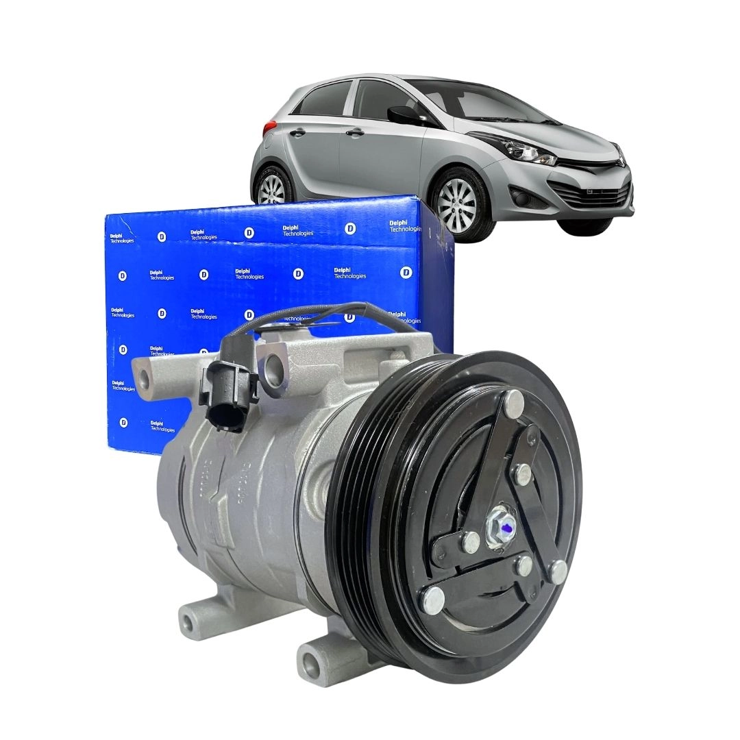 Compressor Ar Condicionado Para Hyundai HB20 3cil Após 2012 Delphi CS20543