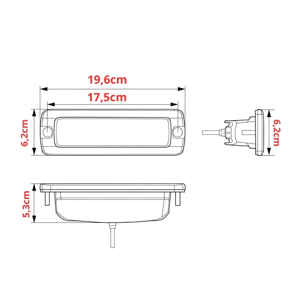 Mini Barra de LED Multivolt Flood 6 LEDs Universal Jipes Off Road Hella 1FB358176221 Mini Barra de LED Multivolt Flood 6 LEDs Universal Jipes Off Road Hella 1FB358176221