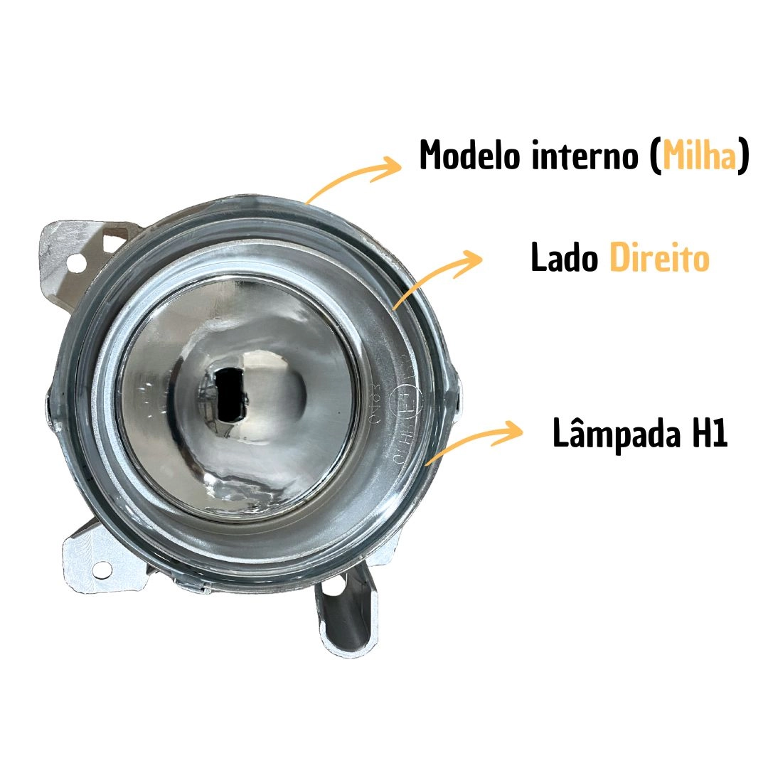 Farol Auxiliar Para Caminhão Scania Série 5 PGR Milha Lado Direito Farol Auxiliar Para Caminhão Scania Série 5 PGR Milha Lado Direito