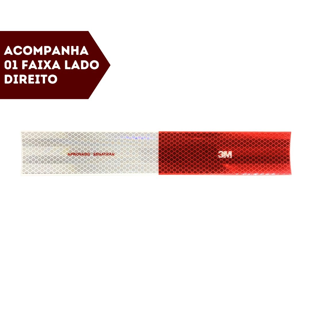 Faixas Refletivas Lateral 3M Original Lado Direito
