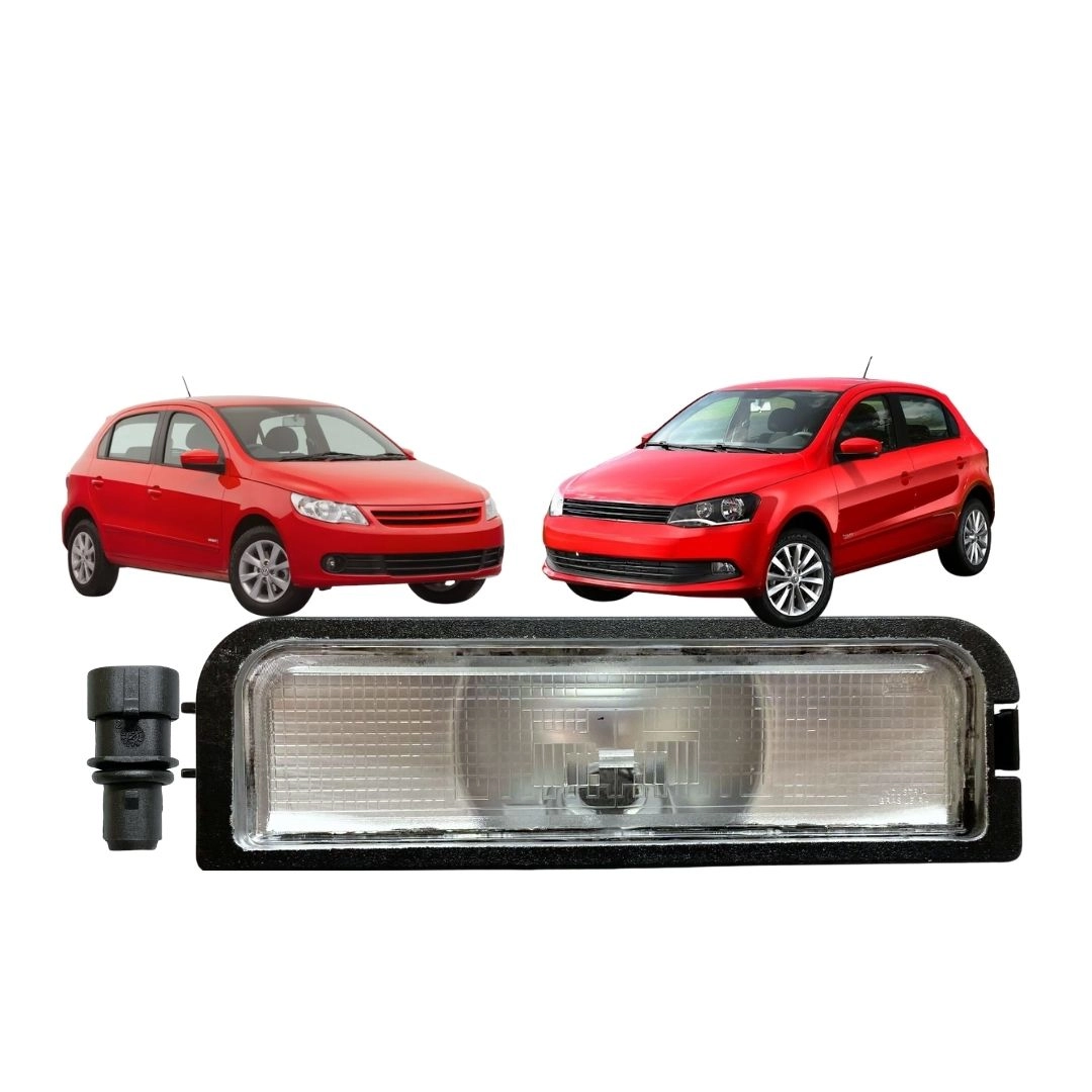 Lanterna Luz Placa Para VW Gol G5 G6 2009 a 2016 Com Soquete