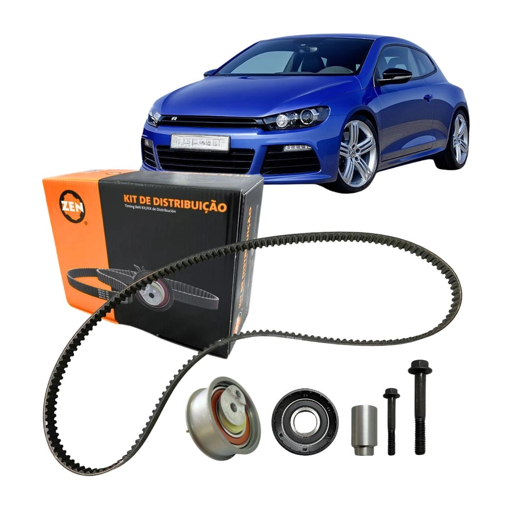 Kit Polia Tensor e Correia Dentada Para VW Scirocco 1.4 ZEN Kit Polia Tensor e Correia Dentada Para VW Scirocco 1.4 ZEN