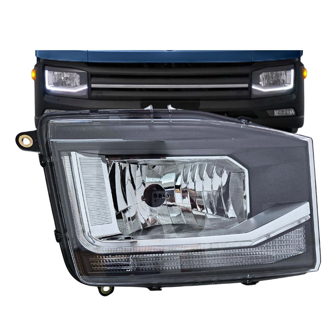 Farol Principal DRL Para Volkswagen Novo Delivery Express 4150 6160 9170 11180 13180 Lado Direito 23B941034A Farol Principal DRL Para Volkswagen Novo Delivery Express 4150 6160 9170 11180 13180 Lado Direito 23B941034A