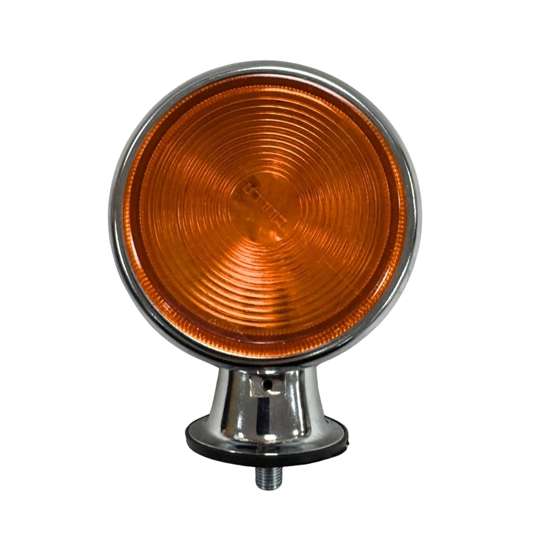 Lanterna Bojuda Foguinho Maria Cromada Amarelo Para Caminhão Carreta Reboque