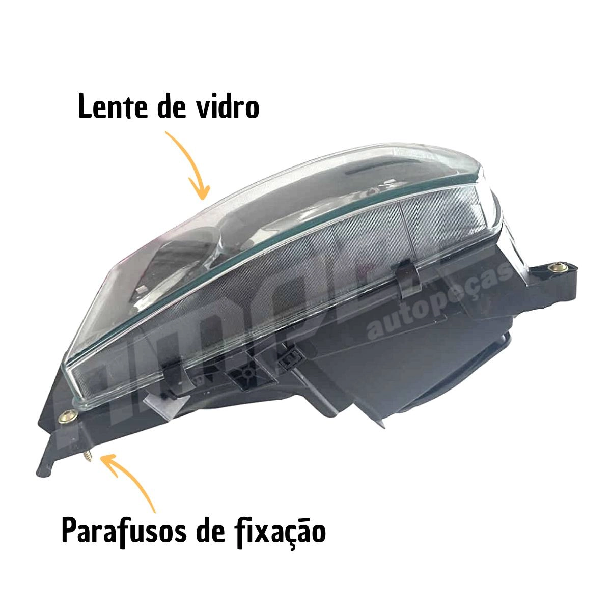 Farol Principal Dianteiro Para Scania Série 5 P G R Máscara Negra Lado Direito Nino F356MN Farol Principal Dianteiro Para Scania Série 5 P G R Máscara Negra Lado Direito Nino F356MN