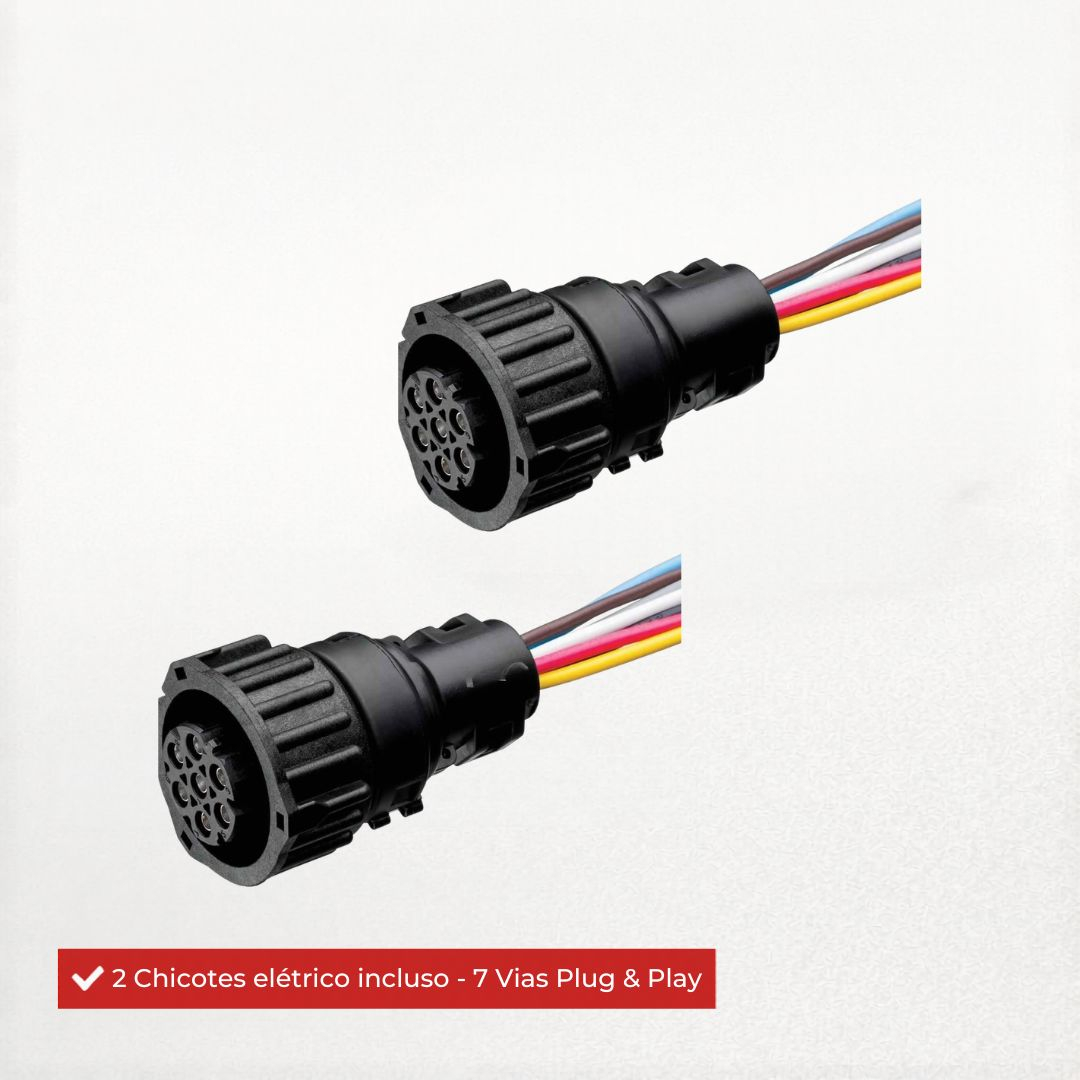 Kit Lanterna Traseira Para Scania S5 S6 Serie 5 Série 6 PGR NTG Streamline Com Chicote 2241858 2241860
