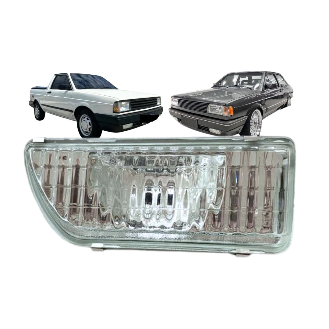 Farol Milha Para Saveiro Voyage 1987 a 1996 Lente Vidro LD