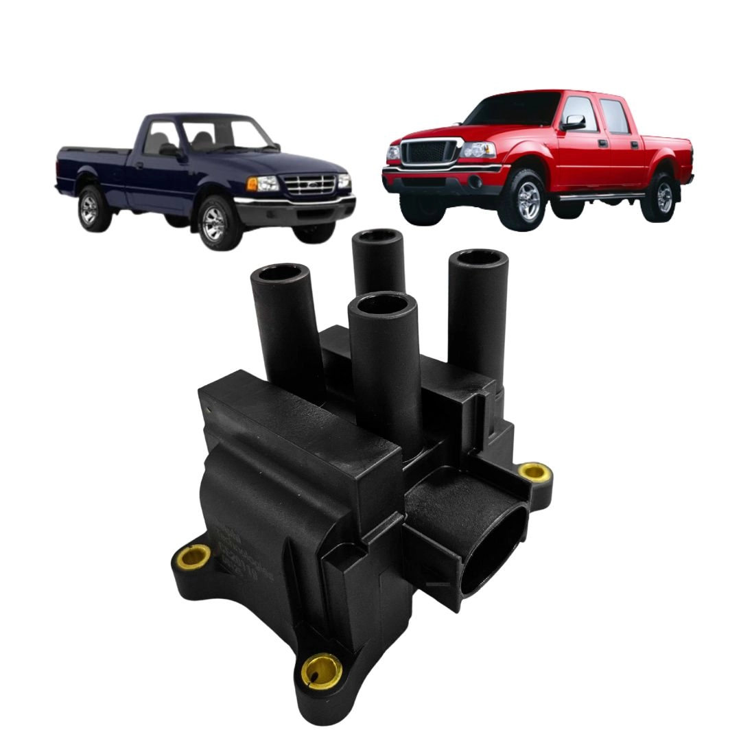 Bobina ignição Para Ford Ranger 2.3 2001 a 2010 4 Pinos Bobina ignição Para Ford Ranger 2.3 2001 a 2010 4 Pinos