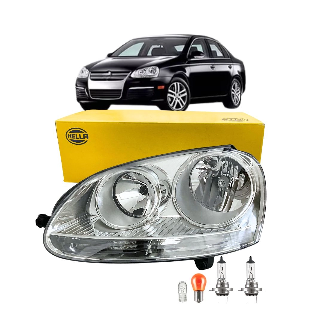 Farol Para Jetta FSI TSI 2005 a 2010 Lado Direito Hella