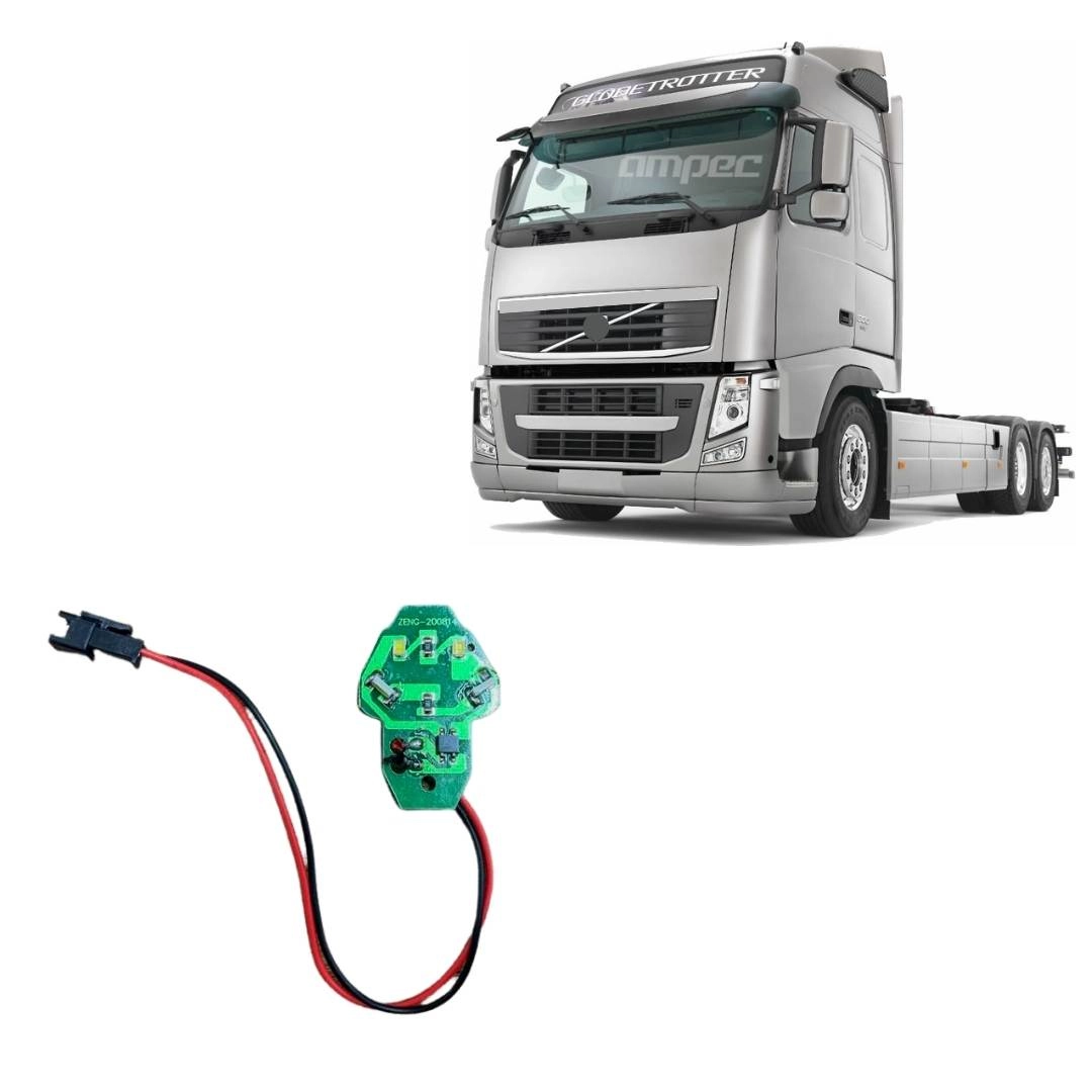 Placa LED Módulo LED Farol Principal 24V 2 Vias Para Volvo FH Volvo FM 2010 a 2014 EDN 8291488