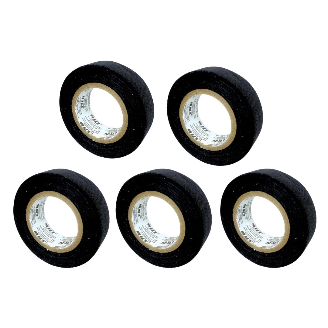 Kit 5 Fita Isolante Tecido 10m Chicote Elétrico Autocolante