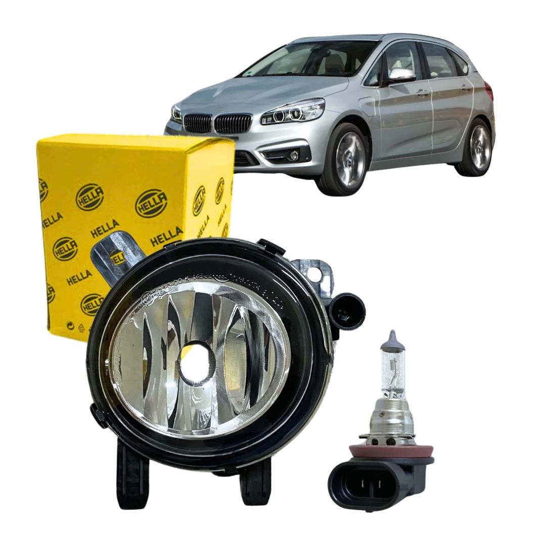 Farol Milha Para BMW 225Xe Hybrid 2014 a 2021 Direito Hella
