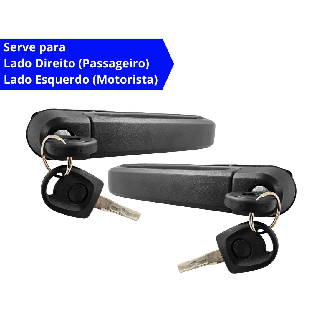 Par Maçaneta Externa Para VW Robust Após 18 Com Chaves