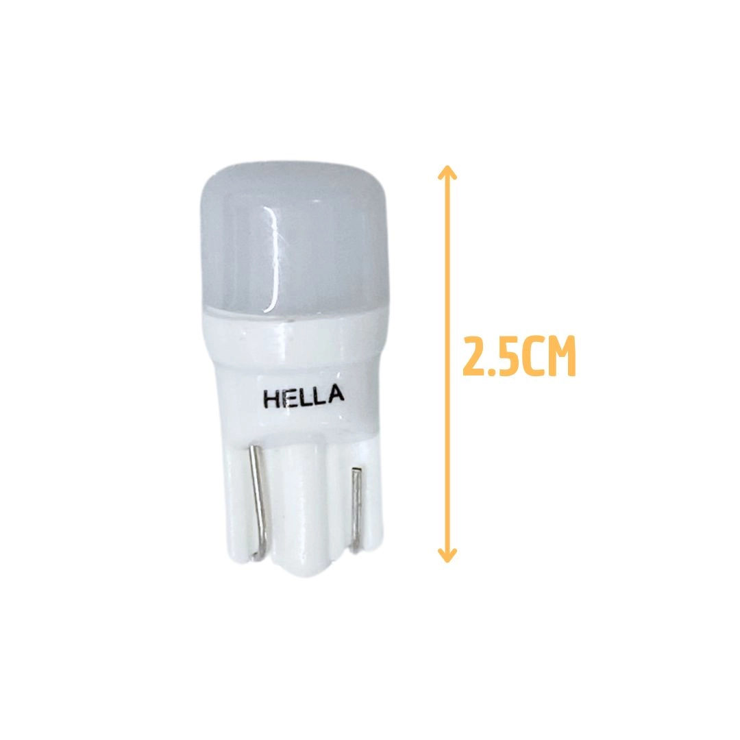 Lâmpada Led Pingão W5W Luz Branca 12v 921 LED 5k HELLA Lâmpada Led Pingão W5W Luz Branca 12v 921 LED 5k HELLA