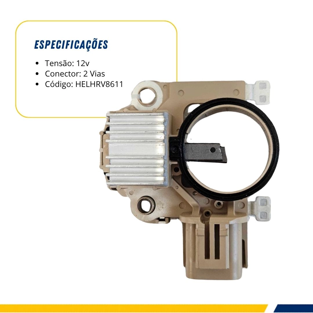 Regulador Voltagem Para L200 L300 Pajero HR 2.5 Porter 2.6