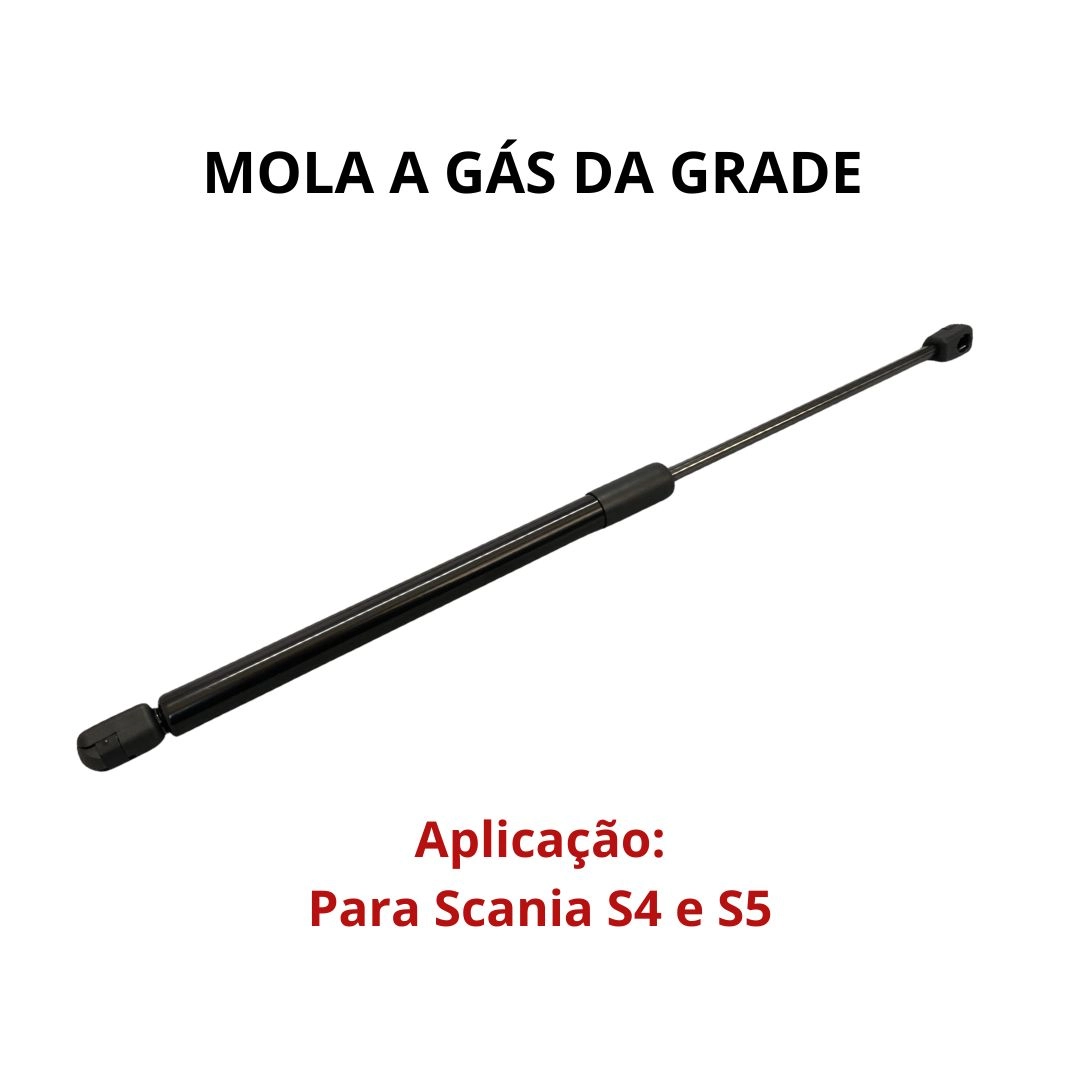 Amortecedor Mola Gás Capô Grade Para Scania Série 4 PGR Scania S4 PGR 1998 a 2007 EDN 1306492 Amortecedor Mola Gás Capô Grade Para Scania Série 4 PGR Scania S4 PGR 1998 a 2007 EDN 1306492