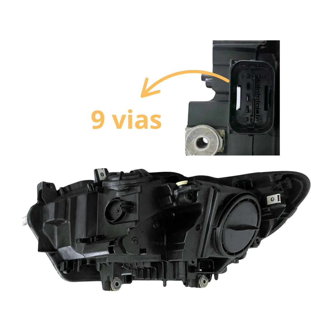 Farol Para BMW 114i 116i 118i 2012 a 2015 Lado Direito Hella Farol Para BMW 114i 116i 118i 2012 a 2015 Lado Direito Hella